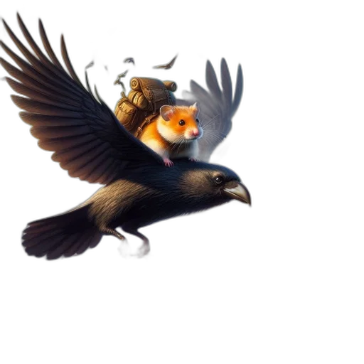 animal, dragon, creature, staff transparent PNG cut-out