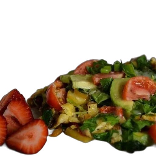 food, crown, photorealistic, 3d render transparent PNG cut-out