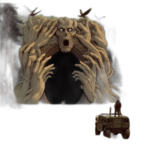 creature, mask, animal, face transparent PNG cut-out