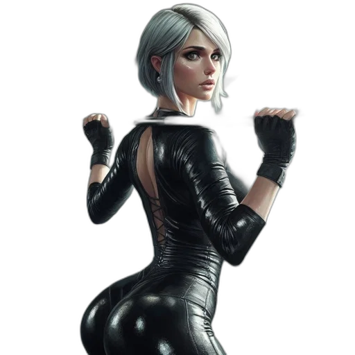 dress, jacket, comic book art, concept art transparent PNG cut-out