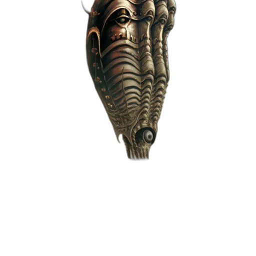 mask, creature, face, staff transparent PNG cut-out