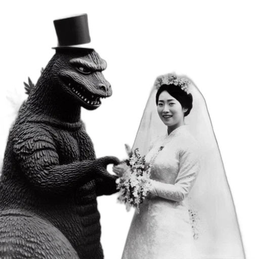 dress, dragon, creature, hat transparent PNG cut-out