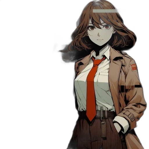 jacket, staff, dress, hat transparent PNG cut-out