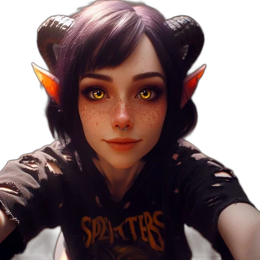 face, staff, dragon, fantasy art transparent PNG cut-out