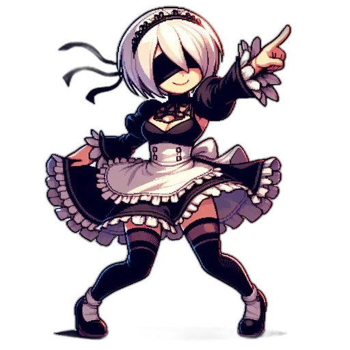 weapon, staff, robot, dress transparent PNG cut-out