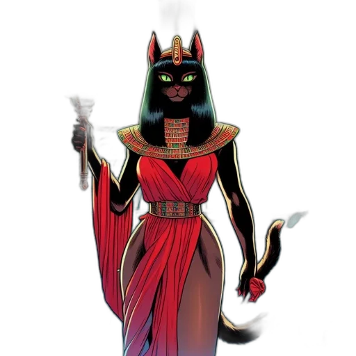 staff, mask, dress, jewelry transparent PNG cut-out