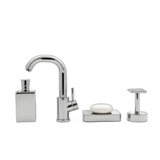 set, four, bathroom, fixtures transparent PNG cut-out