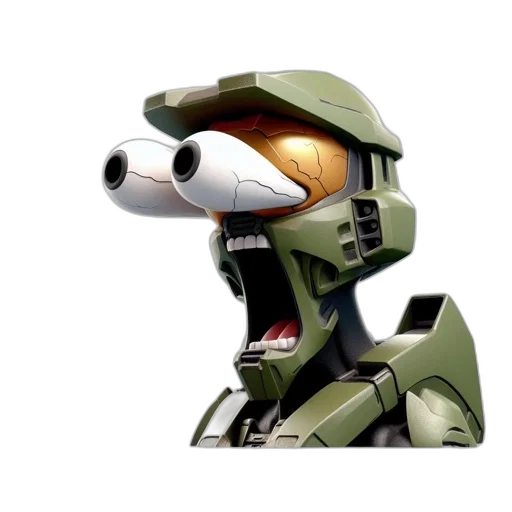 robot, weapon, mask, staff transparent PNG cut-out