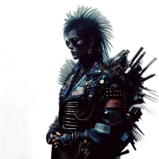 staff, weapon, concept art, cyberpunk transparent PNG cut-out