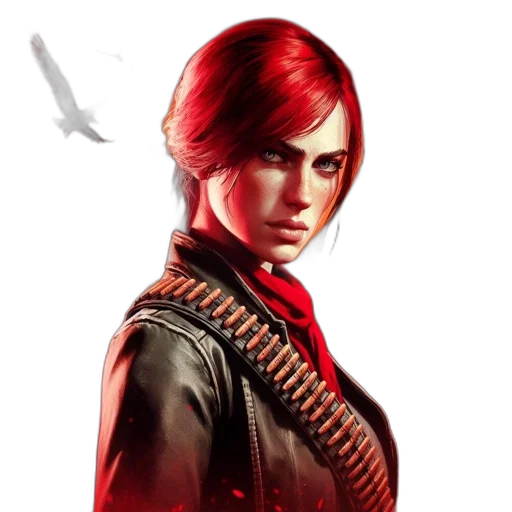 jacket, concept art, pixel art, comic book art transparent PNG cut-out