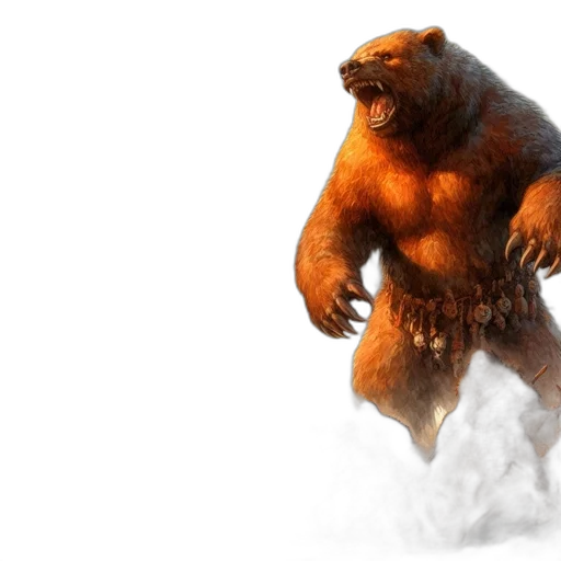 animal, creature, concept art, 3d render transparent PNG cut-out