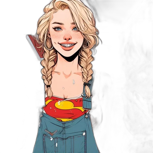 cartoon, comic book art, fantasy art, concept art transparent PNG cut-out