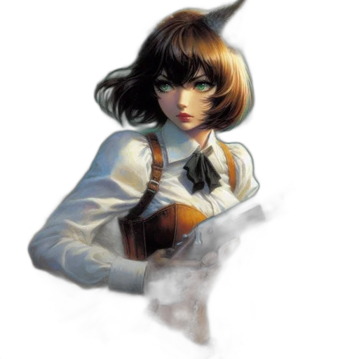 staff, jacket, face, robot transparent PNG cut-out