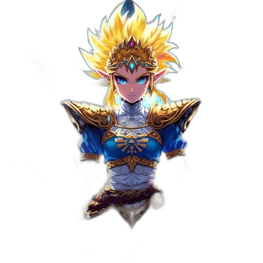 staff, crown, sword, dragon transparent PNG cut-out