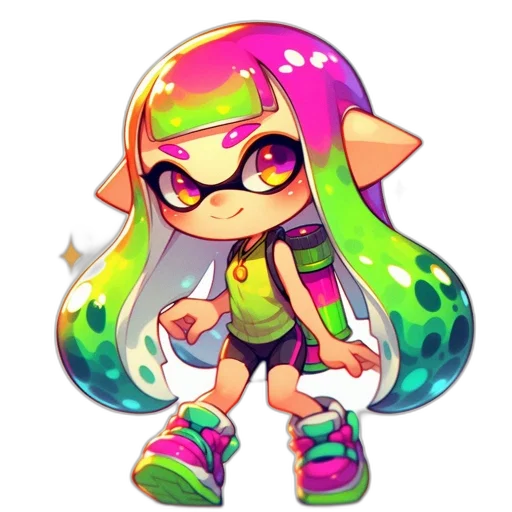 dress, vaporwave, concept art, pixel art transparent PNG cut-out