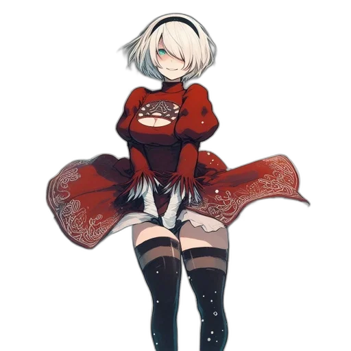 dress, creature, animal, staff transparent PNG cut-out