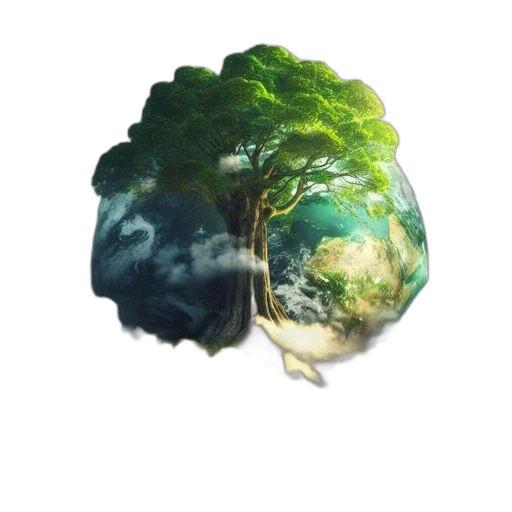 tree, crown, umbrella, dragon transparent PNG cut-out