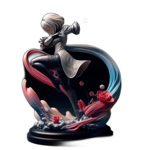 concept art, fantasy art, comic book art, 3d render transparent PNG cut-out