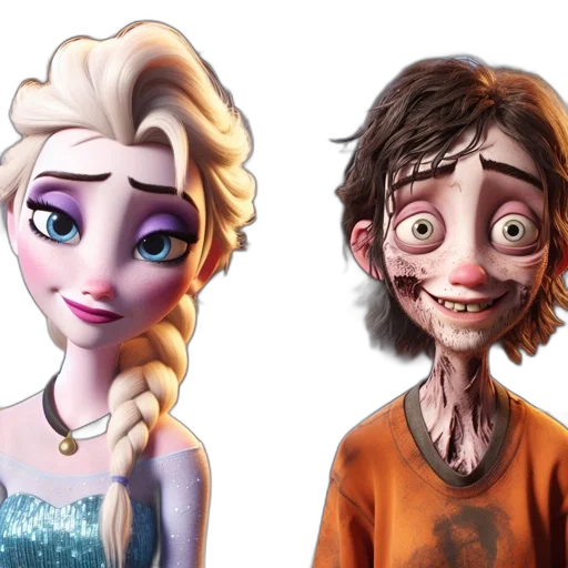 concept art, 3d render, cartoon, fantasy art transparent PNG cut-out