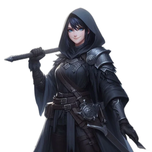 staff, weapon, sword, jacket transparent PNG cut-out