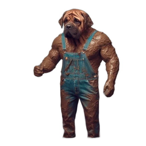 animal, creature, robot, staff transparent PNG cut-out