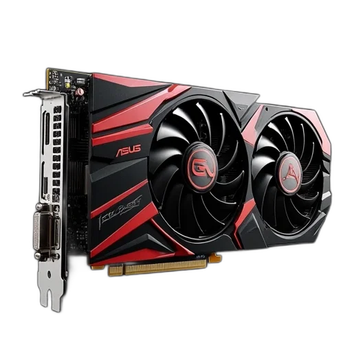 3d render, asus, geforce, 600m transparent PNG cut-out