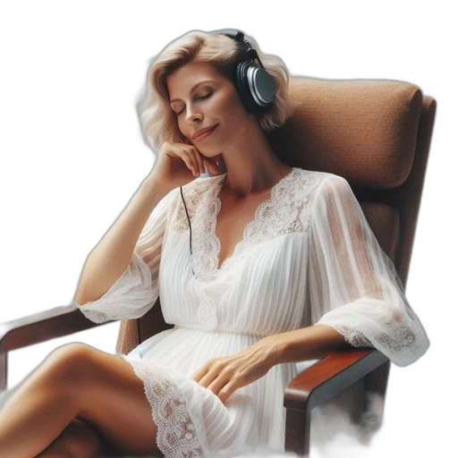 photorealistic, elegant, lady, clad transparent PNG cut-out