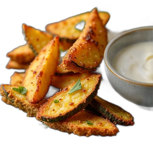 food, baked, zucchini, fries transparent PNG cut-out