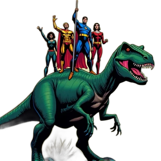 comic book art, concept art, vibrant, comic transparent PNG cut-out