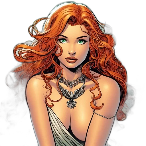 jewelry, comic book art, fantasy art, concept art transparent PNG cut-out