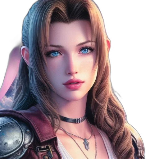 face, fantasy art, concept art, photorealistic transparent PNG cut-out