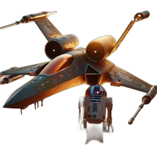 robot, weapon, concept art, 3d render transparent PNG cut-out
