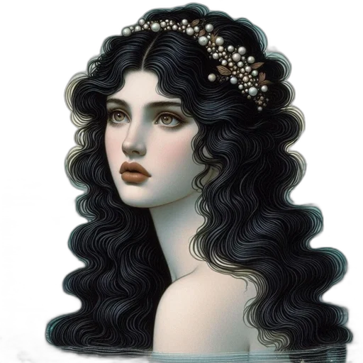 crown, jewelry, hair, fantasy art transparent PNG cut-out