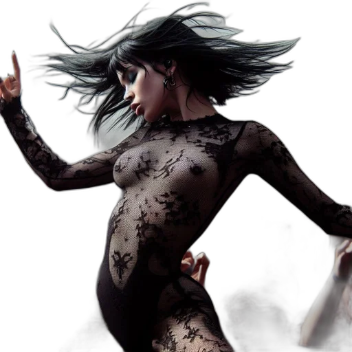 dress, creature, concept art, fantasy art transparent PNG cut-out