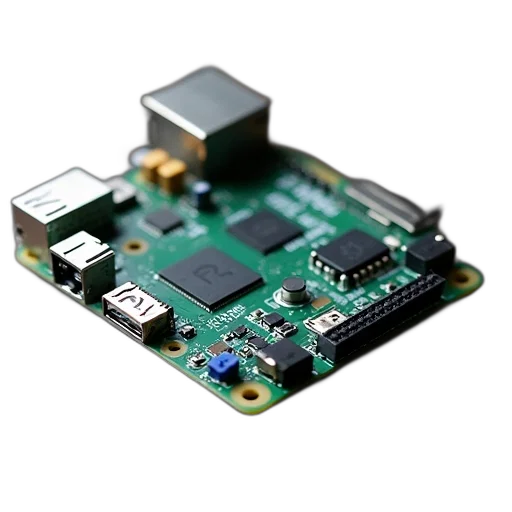 3d render, raspberry, development, kit transparent PNG cut-out