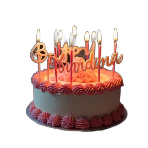 food, 3d render, beautiful, birthday transparent PNG cut-out
