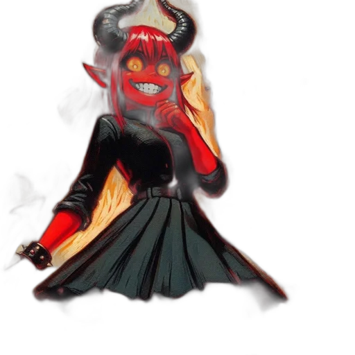 mask, creature, staff, dress transparent PNG cut-out