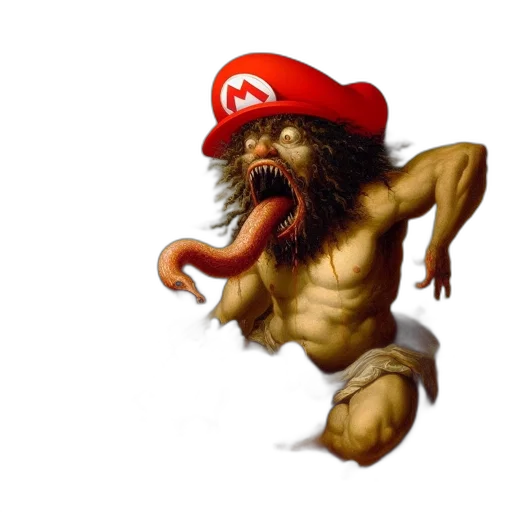 creature, animal, hair, mask transparent PNG cut-out