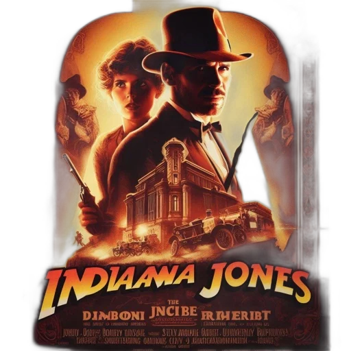 concept art, fire, poster, indiana transparent PNG cut-out