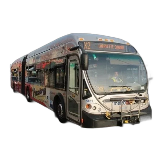 3d render, photorealistic, concept art, bus transparent PNG cut-out