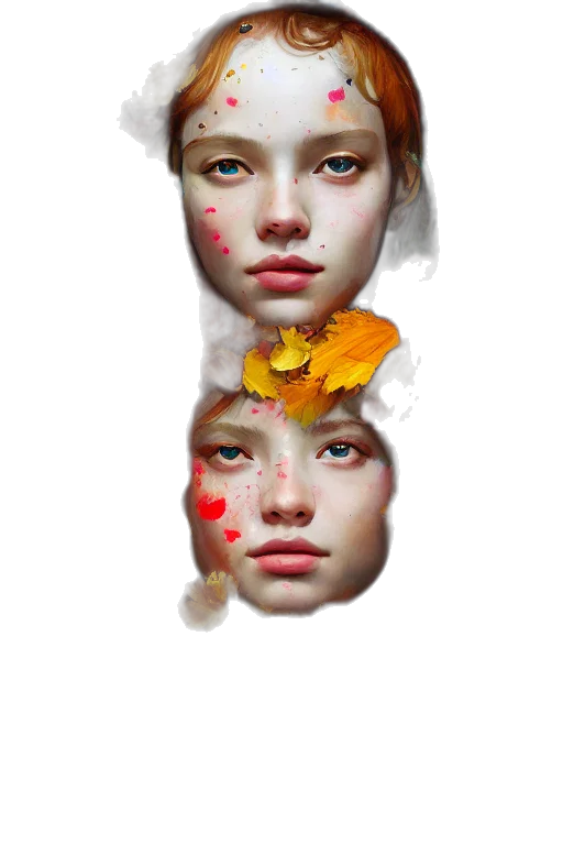 face, mask, crown, jewelry transparent PNG cut-out