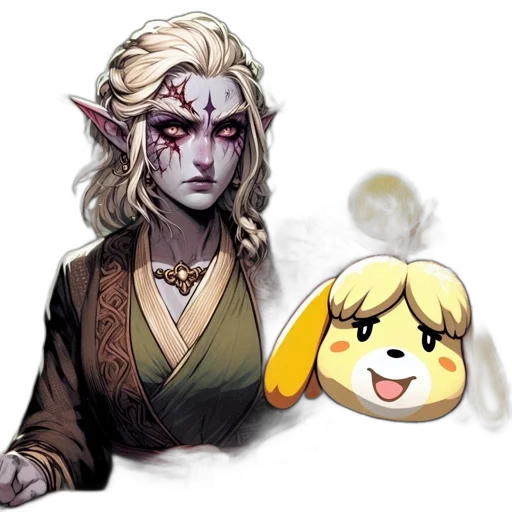 staff, mask, concept art, pixel art transparent PNG cut-out