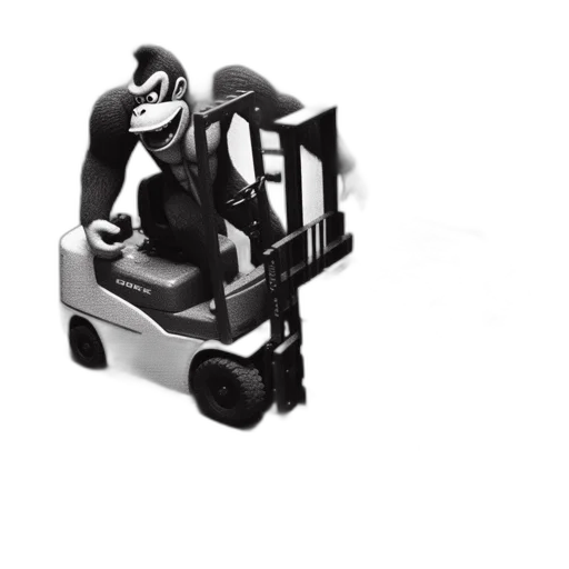 robot, car, 3d render, inside transparent PNG cut-out
