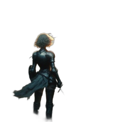 jacket, weapon, dress, staff transparent PNG cut-out