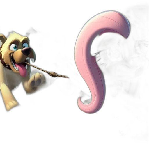 staff, weapon, animal, creature transparent PNG cut-out