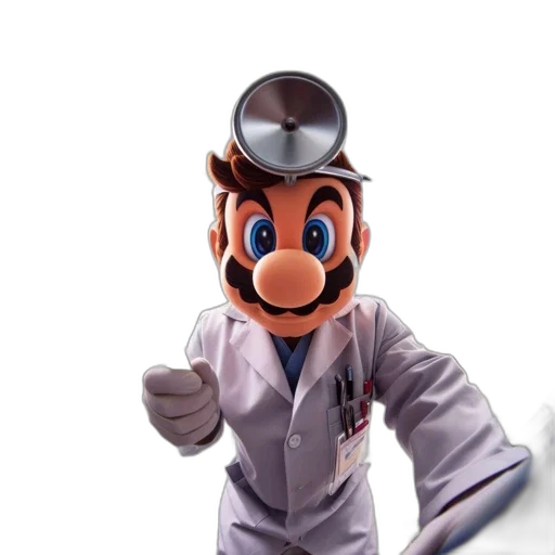 staff, robot, animal, hat transparent PNG cut-out