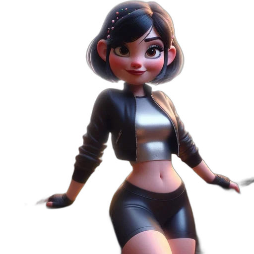 jacket, robot, staff, 3d render transparent PNG cut-out