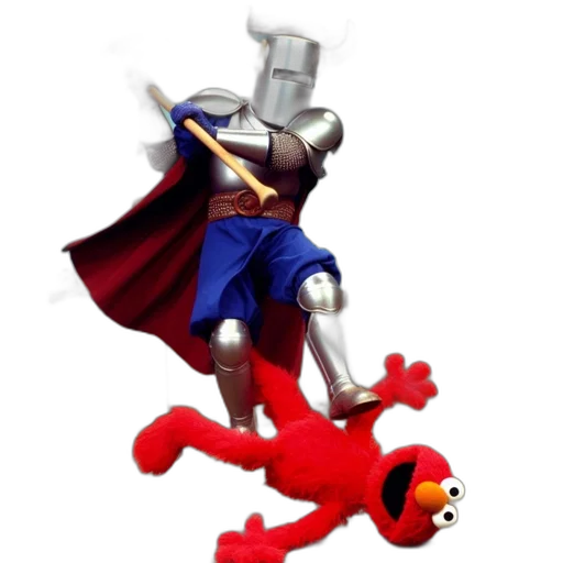 sword, robot, weapon, crown transparent PNG cut-out