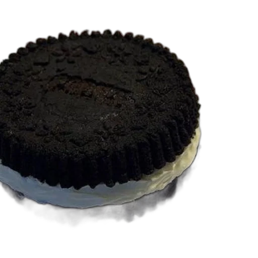 food, crown, 3d render, dark transparent PNG cut-out