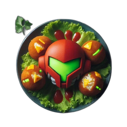 robot, mask, food, weapon transparent PNG cut-out